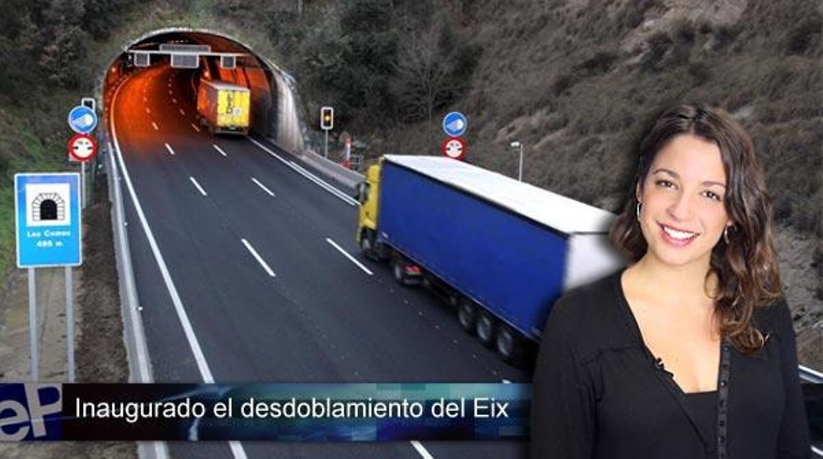 La inauguració del desdoblament complet de l’Eix Transversal, a ’El informativo’.