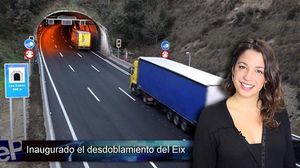La inauguració del desdoblament complet de l’Eix Transversal, a ’El informativo’.