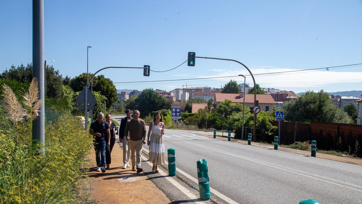 Los representantes del PP, en el actual enlace, solo de entrada a la AP-9