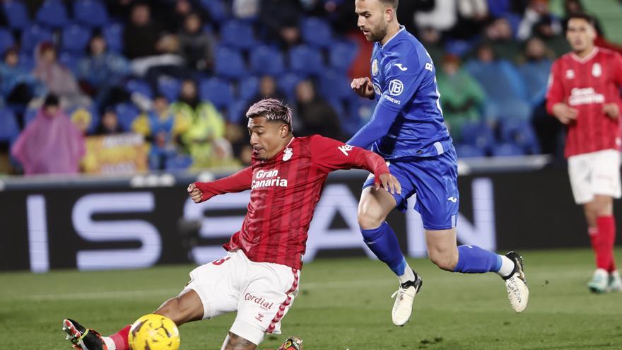 El Getafe y Las Palmas se anulan entre una lluvia de goles