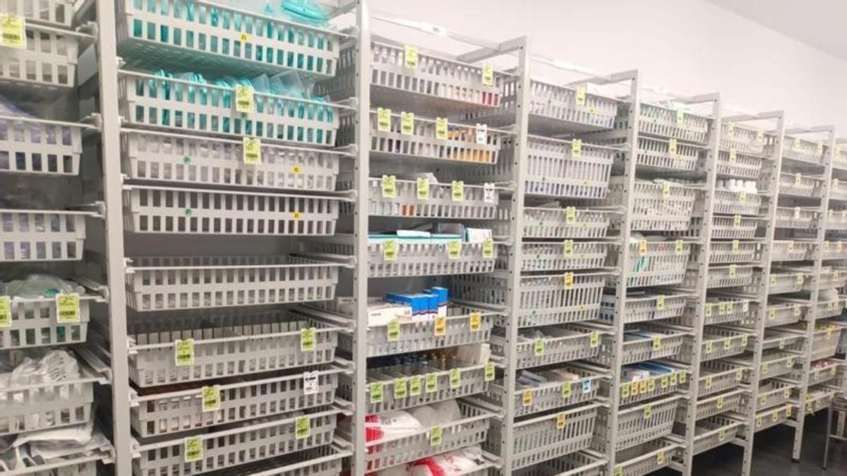 Sistema de almacenamiento del nuevo hospital de Alcañiz