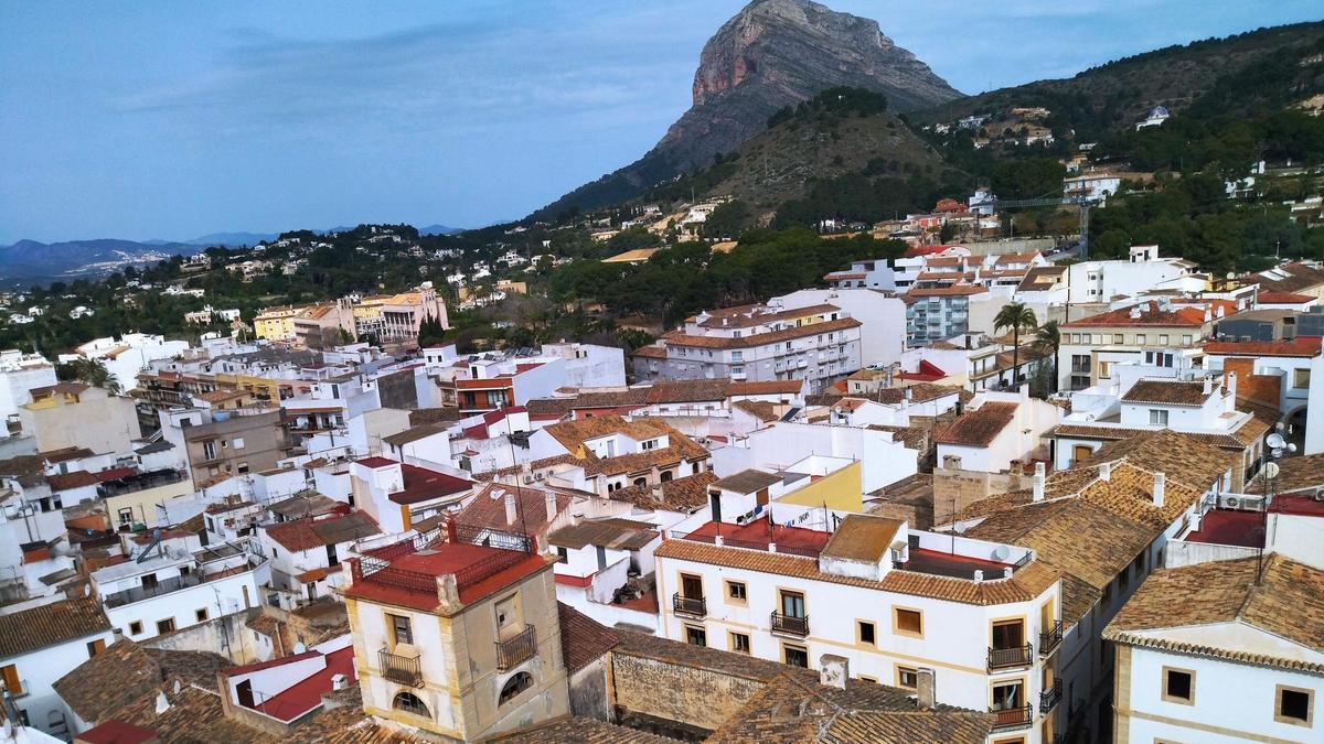 El casco urbano de Xàbia