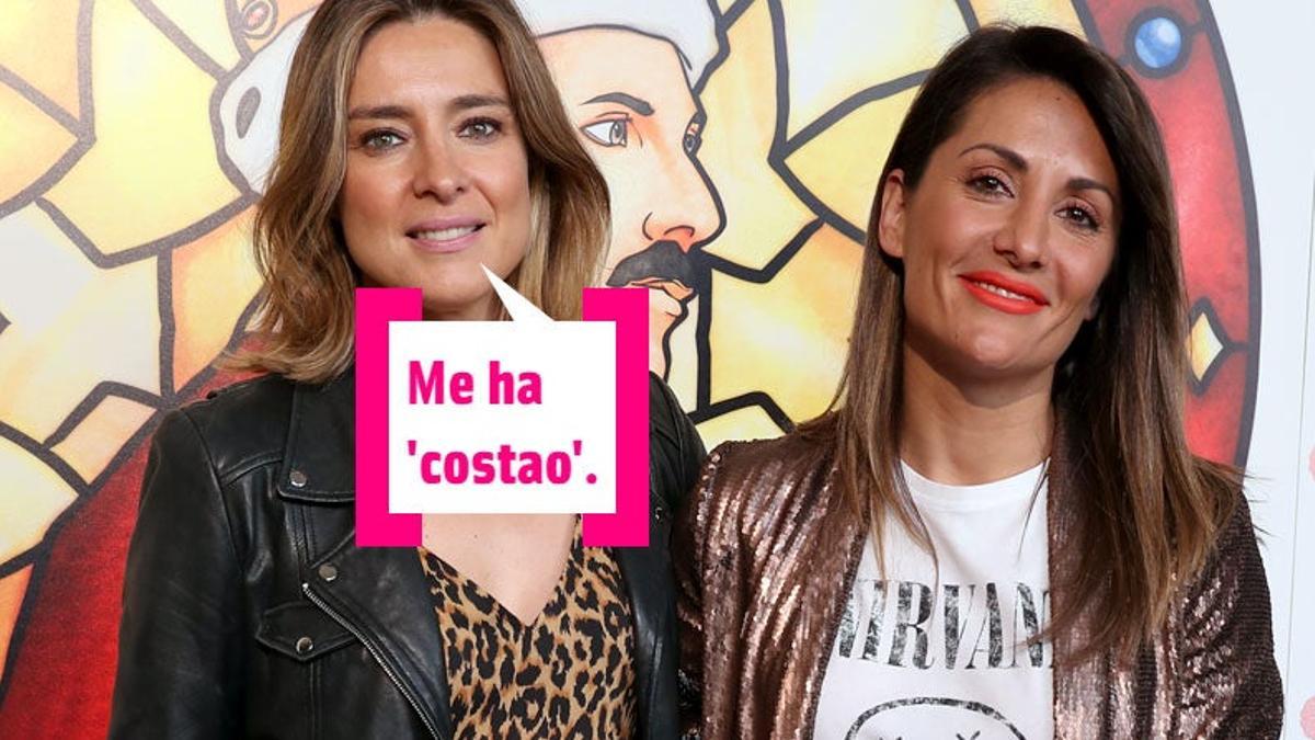 Sandra Barneda y Nagore Robles en un photocall