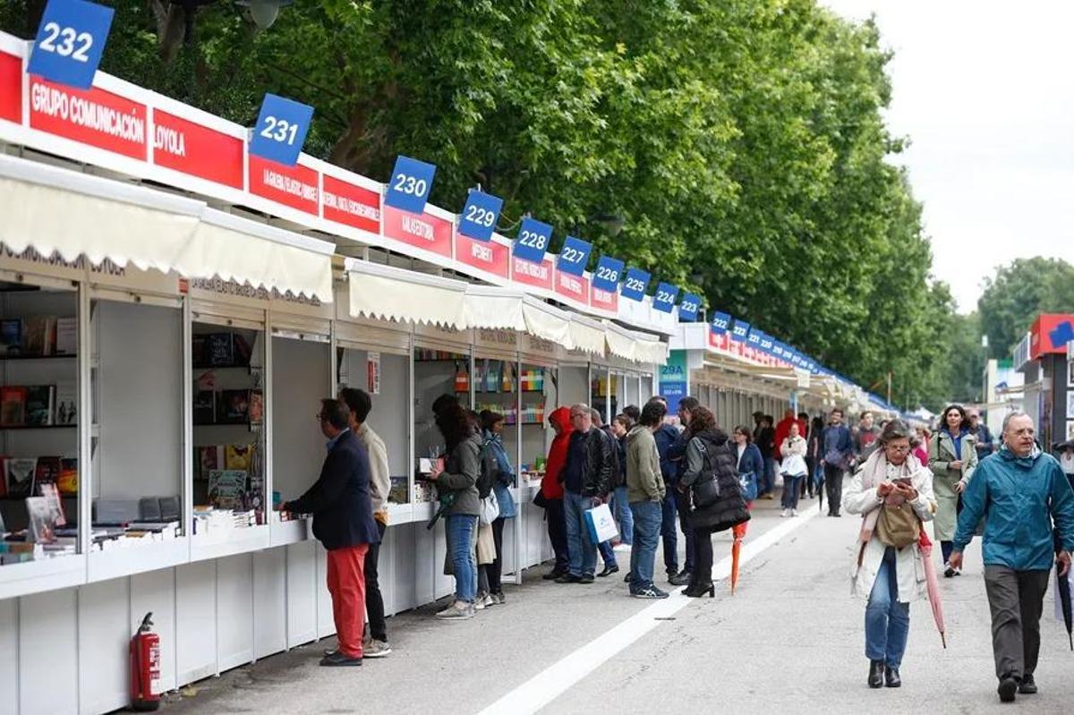 Imagen de archivo de la Fería del Libro del Retiro, en Madrid.