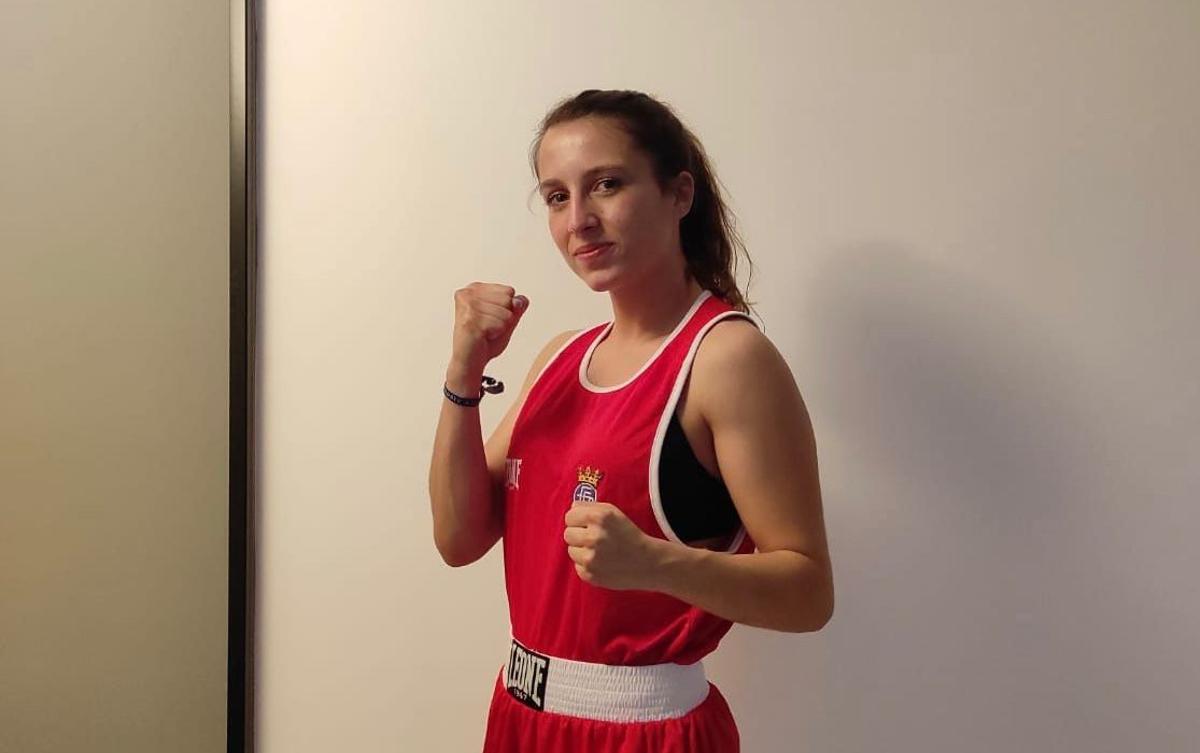 La boxeadora Mari Carmen Madueño.