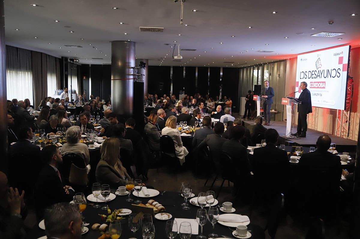 Joaquín Alberto Nieva en los Desayunos de Diario Córdoba