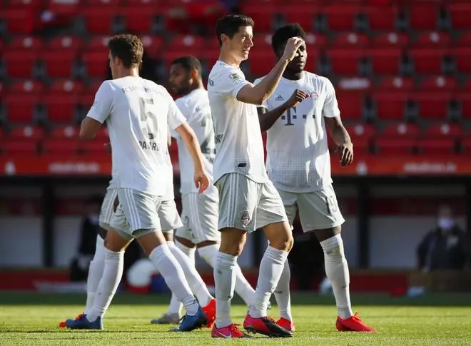 Las mejores imágenes de la vuelta del Bayern a la competición