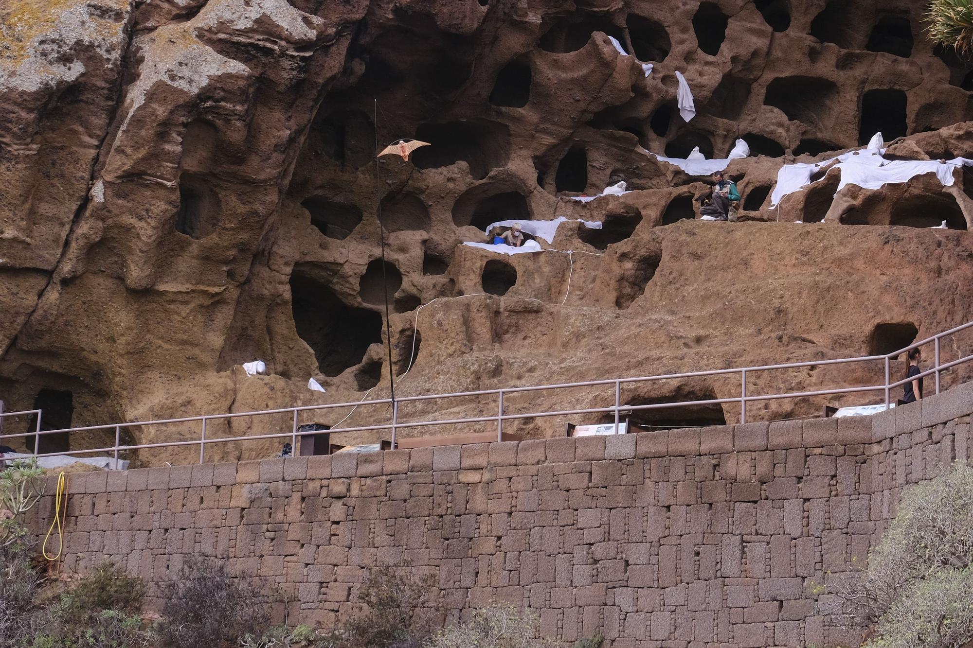 Trabajos de protección en el Cenobio Valerón