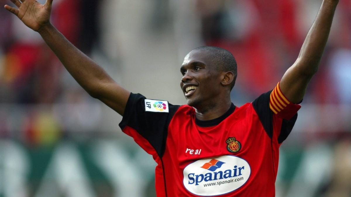 Eto'o le marcó siete goles al Real Madrid con el Mallorca