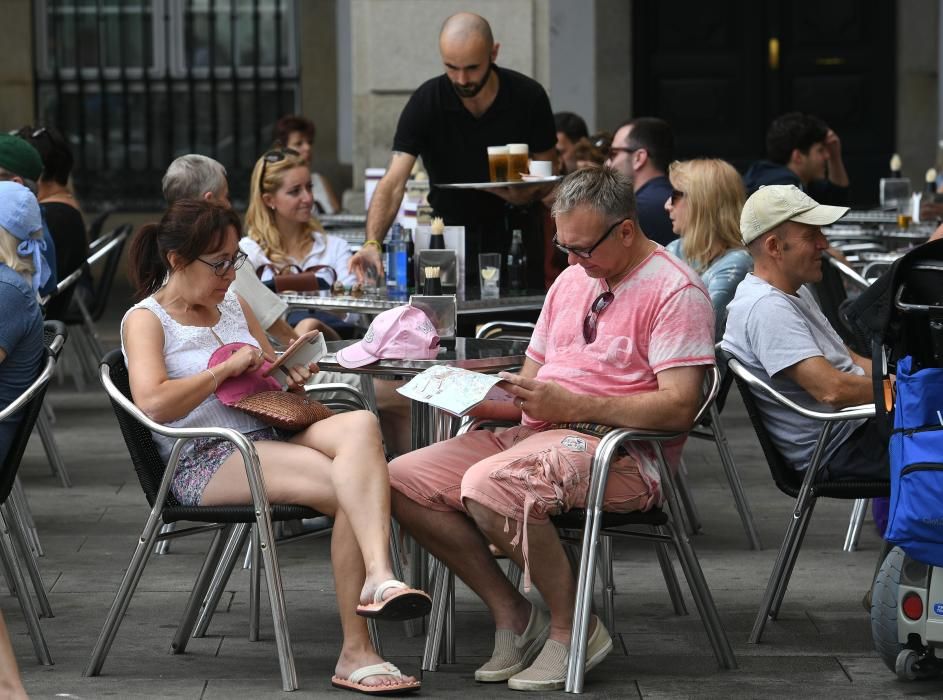 9.000 cruceristas desembarcan en A Coruña