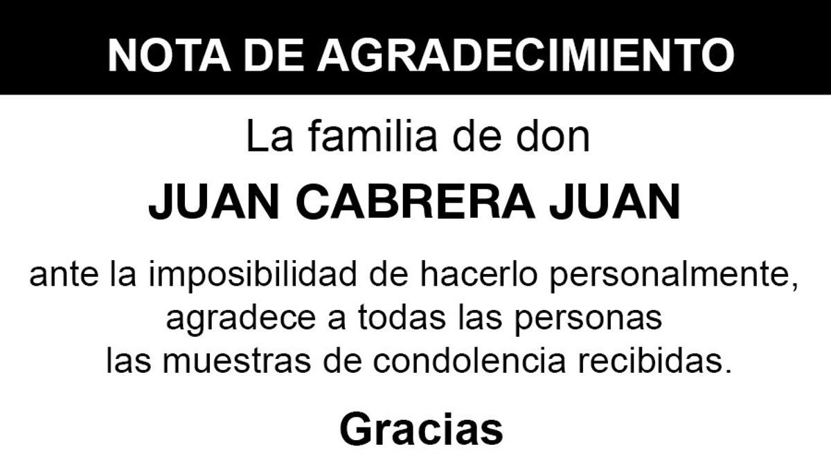 Nota Juan Cabrera Juan