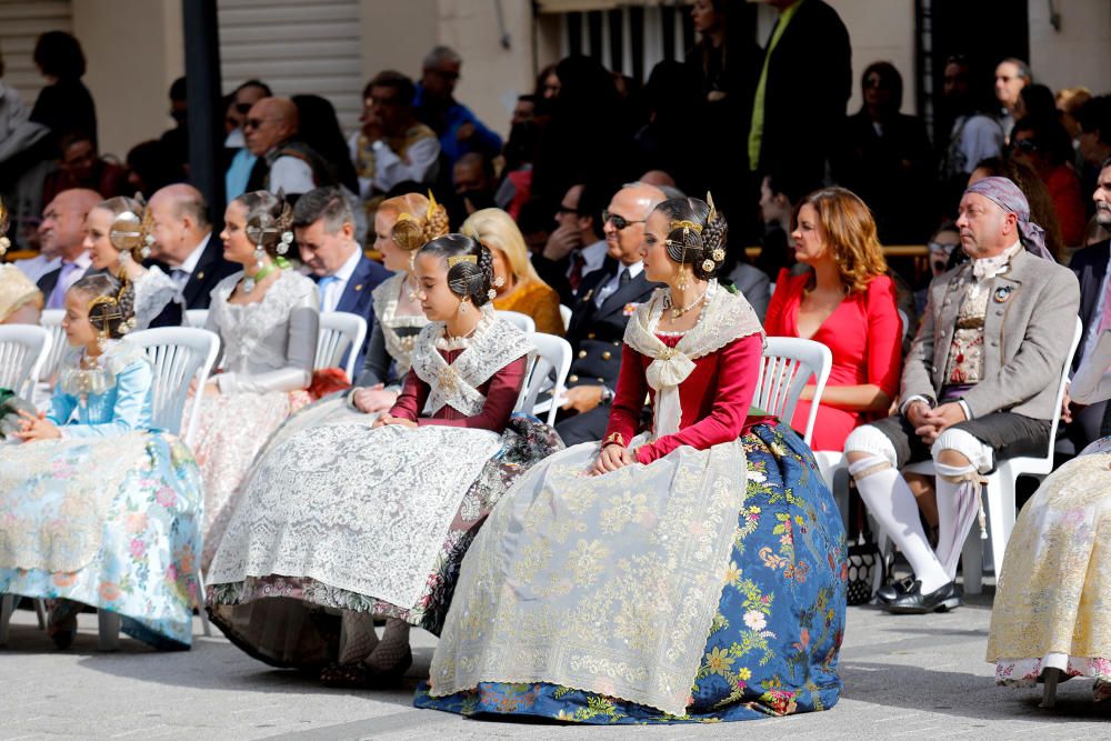 Homenaje a la Senyera de las fallas del Marítimo