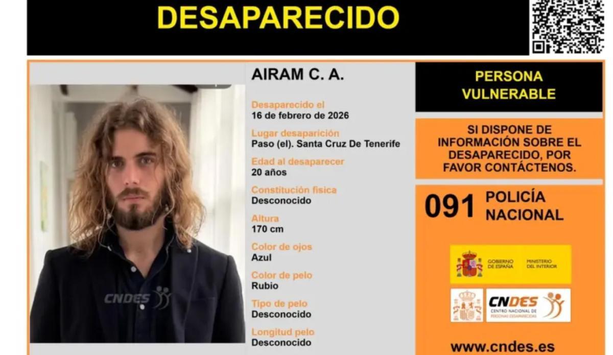 Búsqueda contrarreloj de Airam en La Palma: el operativo se extiende a la cumbre y medianías