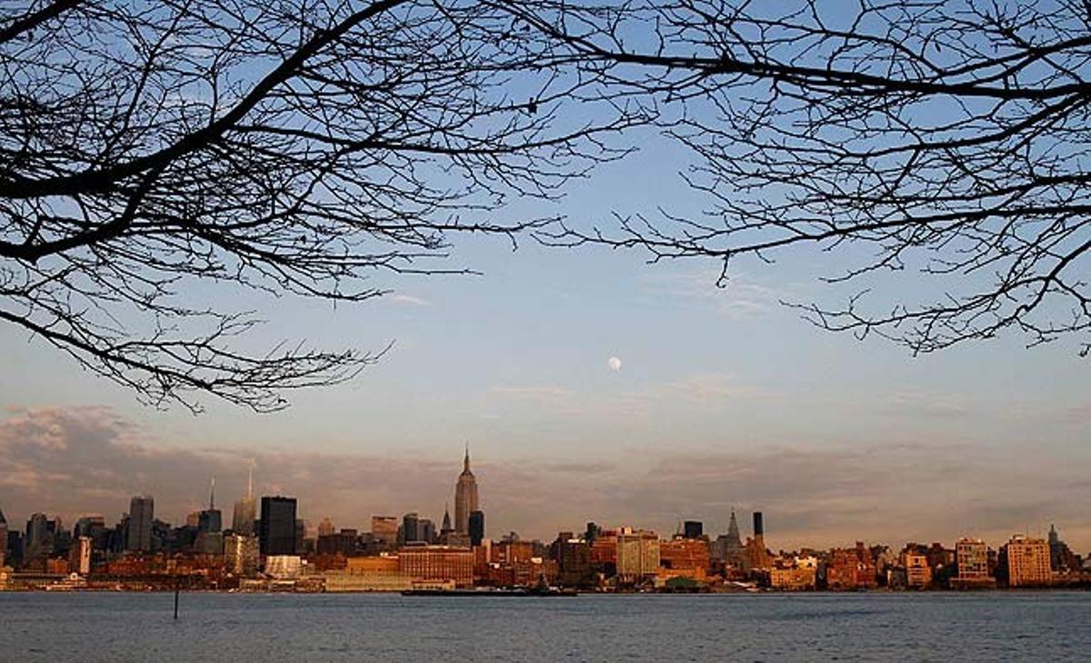 Una vista de l’horitzó de Manhattan al capvespre, a Nova York.