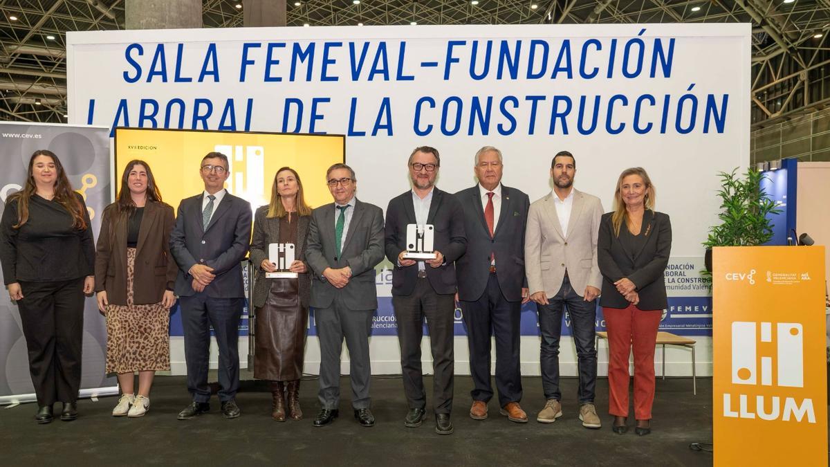 Premiados y autoridades en los Premios LLUM 2025, hoy