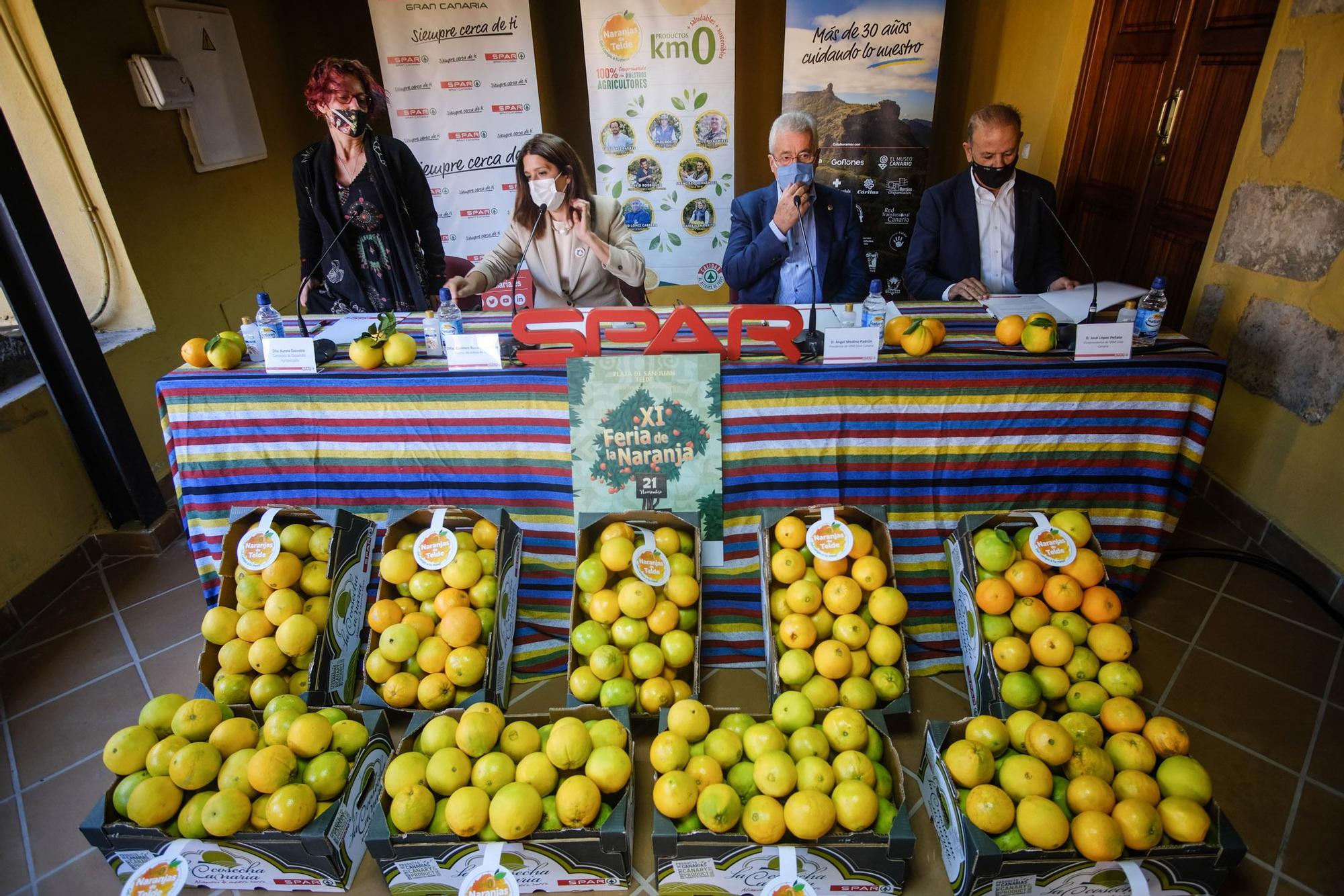 Spar venderá en sus tiendas de Gran Canaria naranjas del municipio de Telde