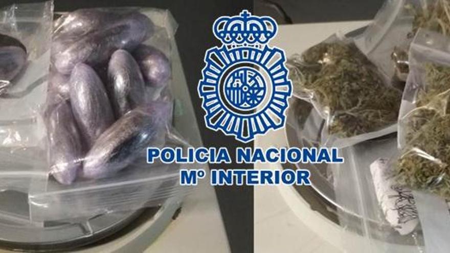 Detenido por traficar con drogas en un local de Ciudad Jardín