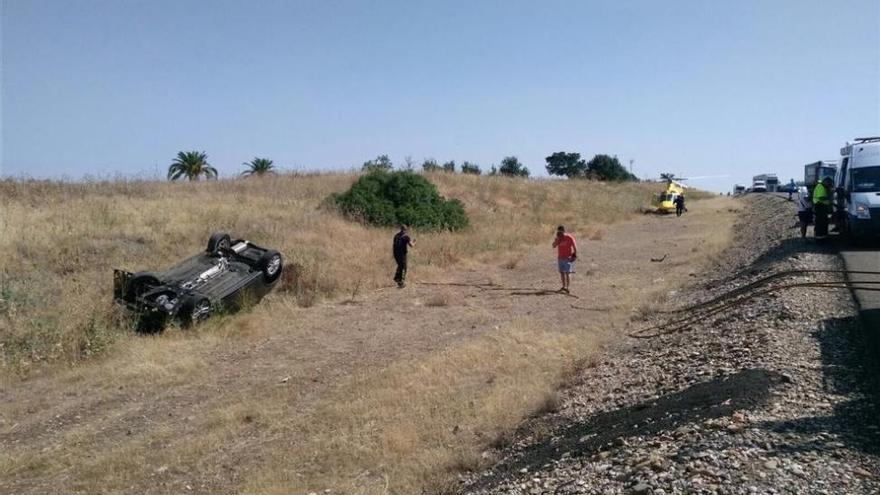 Dos heridos en un accidente de tráfico en Villafranca