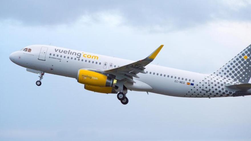 Un aeronave de la compañía Vueling.