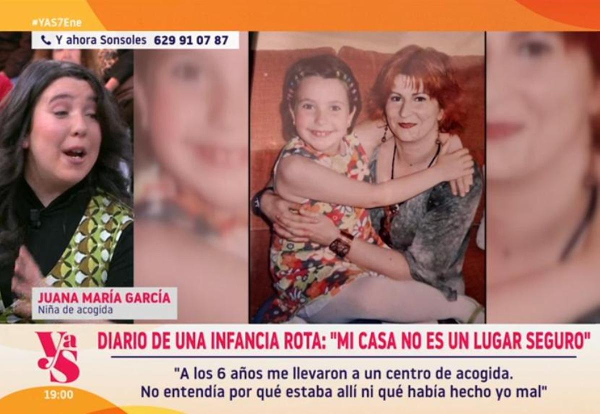 Juana, durante su participación en Y Ahora Sonsoles.