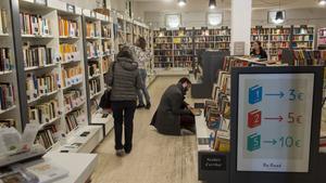 Una librería de Barcelona.