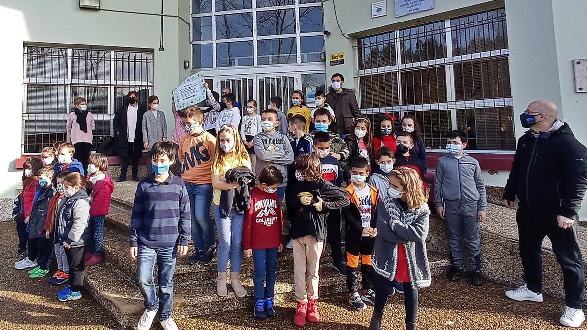 Los escolares de Villamayor suman su esfuerzo al Banco de Alimentos | E. S. R.