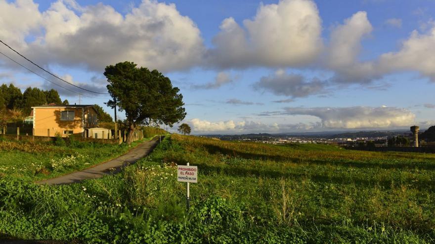Monte Mero, donde la Xunta ha anunciado la construcción de pisos protegidos. | | CASTELEIRO/ROLLER AGENCIA