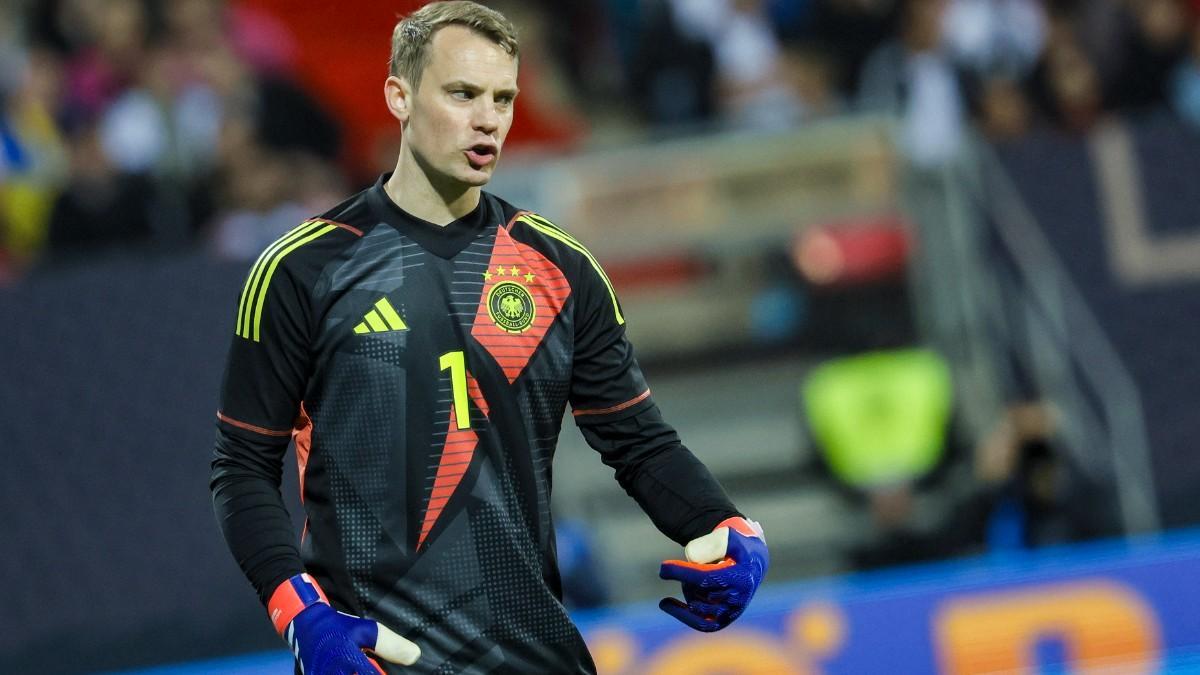 Manuel Neuer, durante el amistoso contra Ucrania