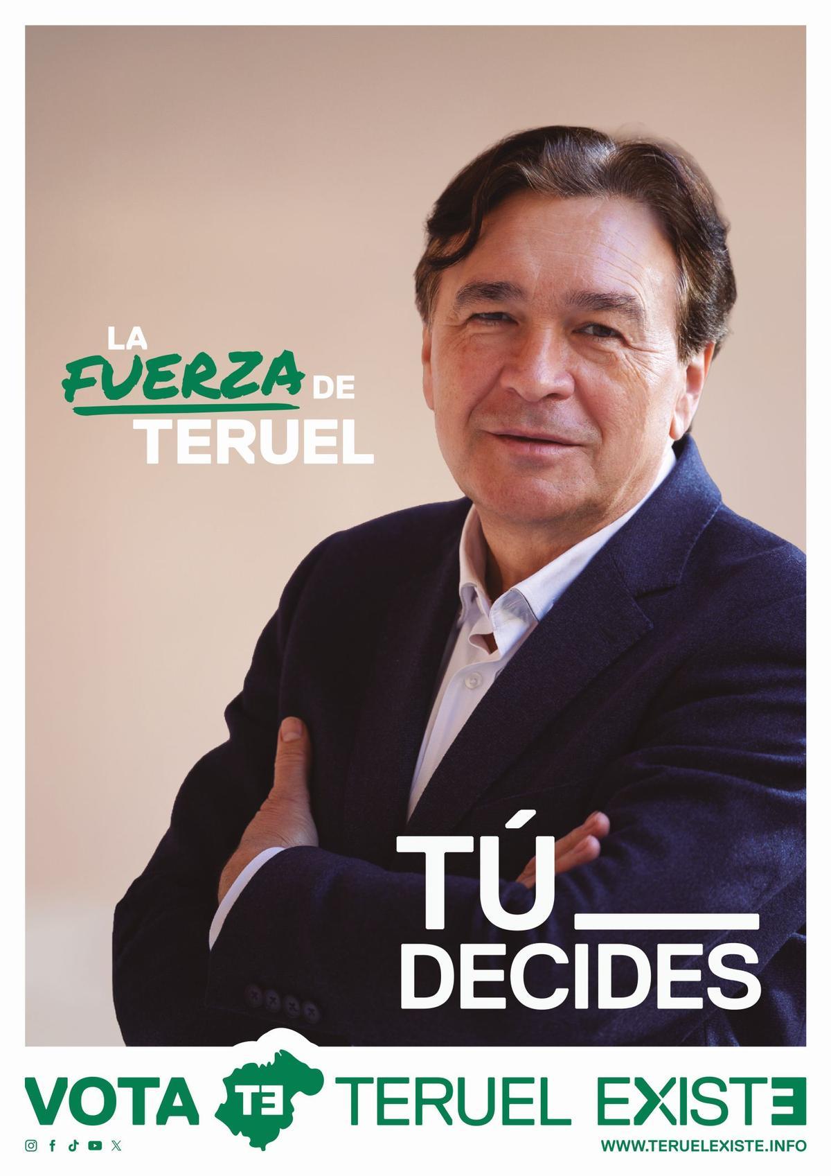 Cartel de Teruel Existe.