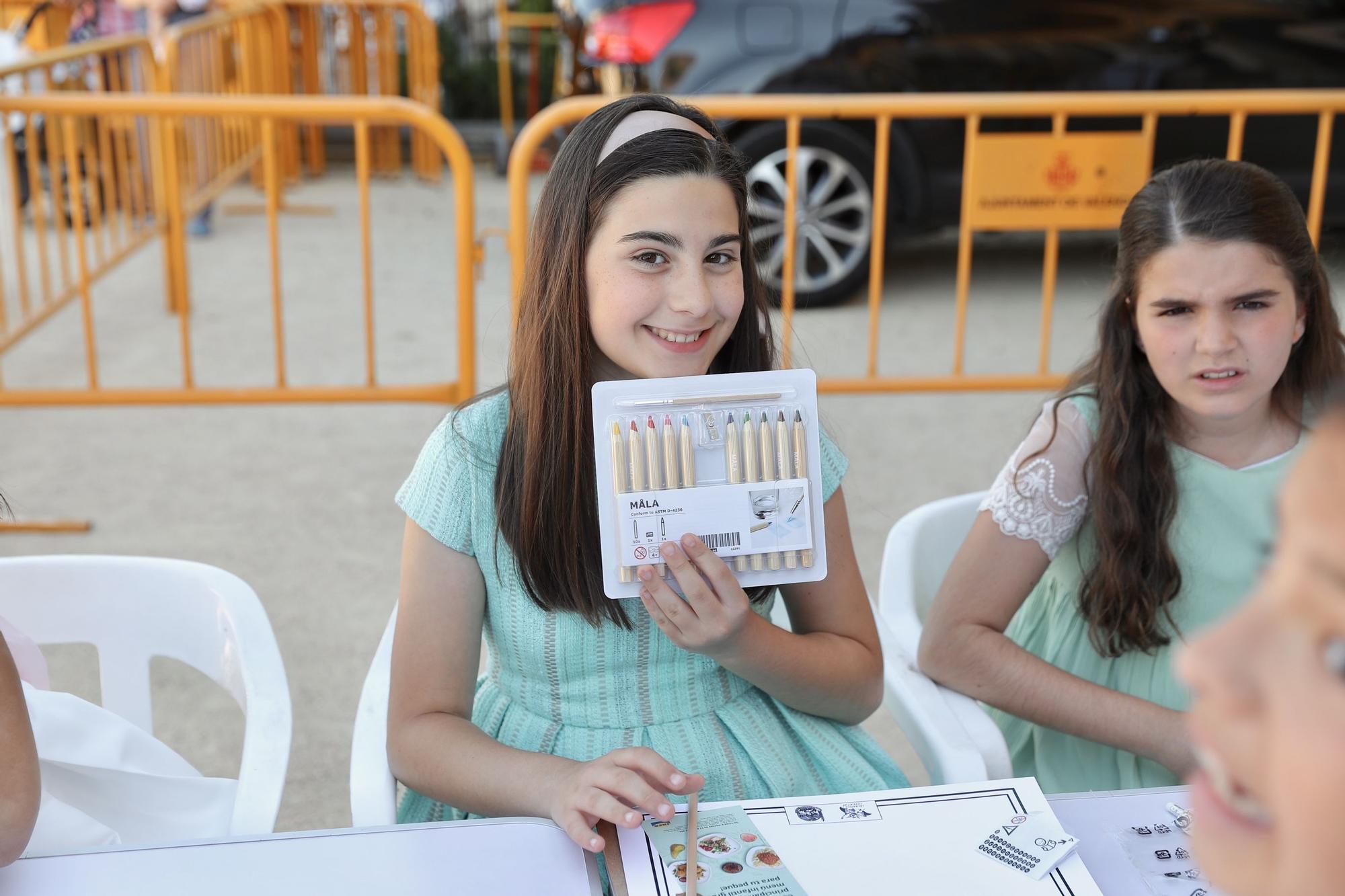 Los falleros infantiles recuperan el concurso de dibujo