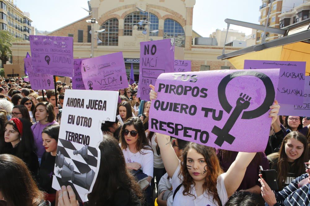 Manifestación feminista en Alicante