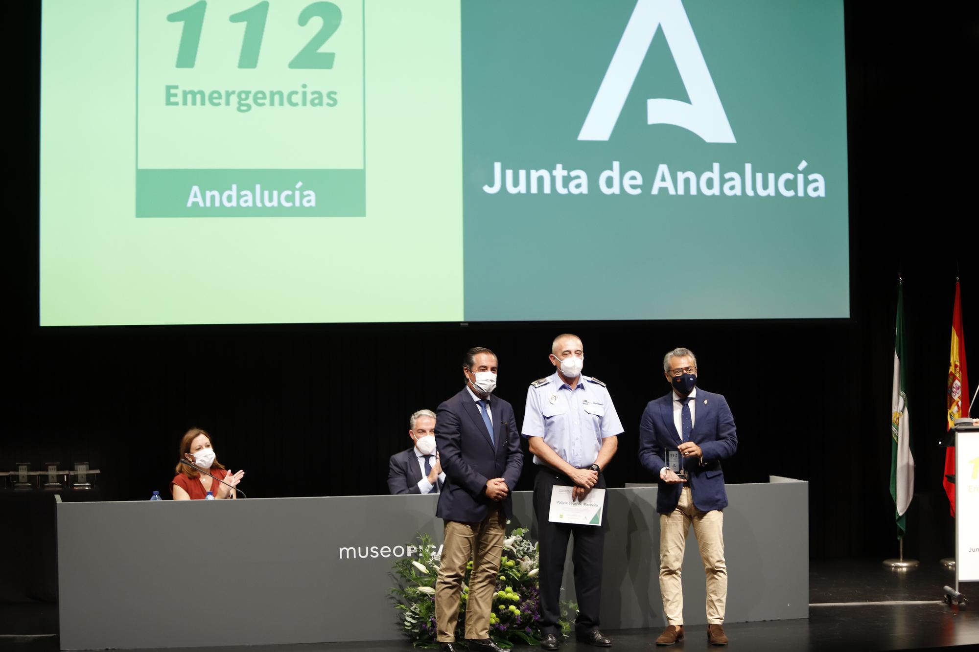 Gala del XX Aniversario del Servicio de Emergencias 112 en Andalucía