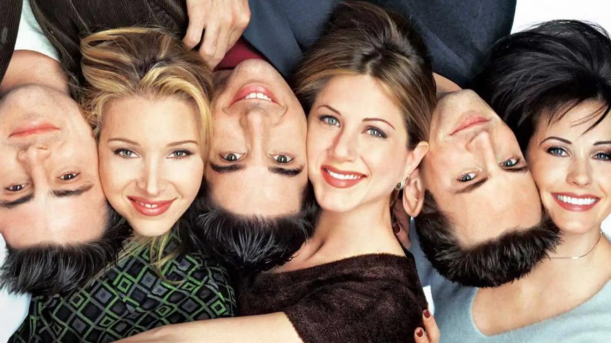 Los protagonistas de la serie "Friends"