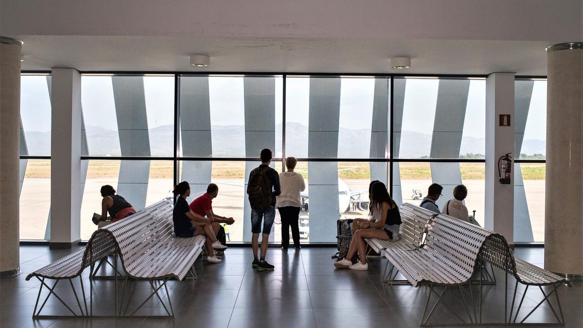 Terminal de pasajeros del aeropuerto de Castellón.