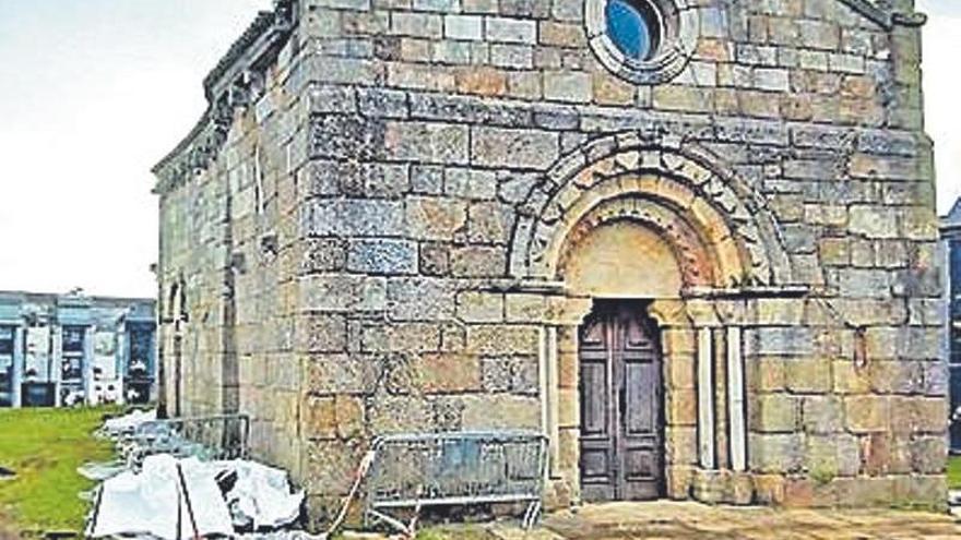 La Xunta suspende la obra en la iglesia de Dexo al faltar el control arqueológico