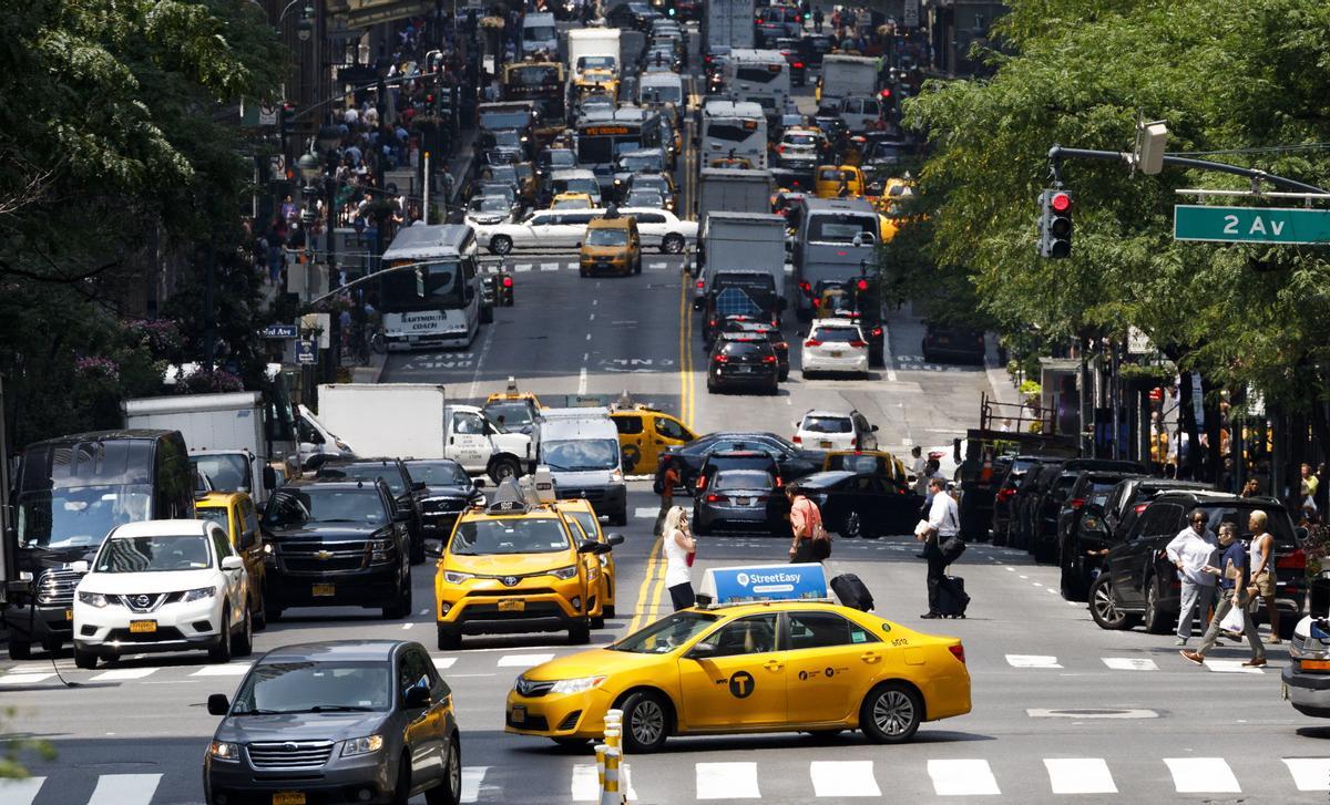 Taxis en las calles de Nueva York (EE.UU.), en una imagen de archivo