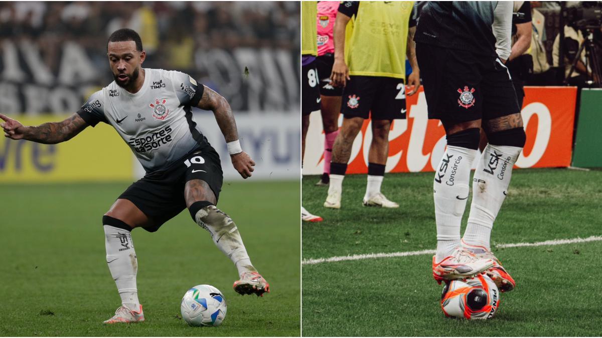 Depay explota contra la CBF por la prohibición a su jugada: pararse sobre el balón