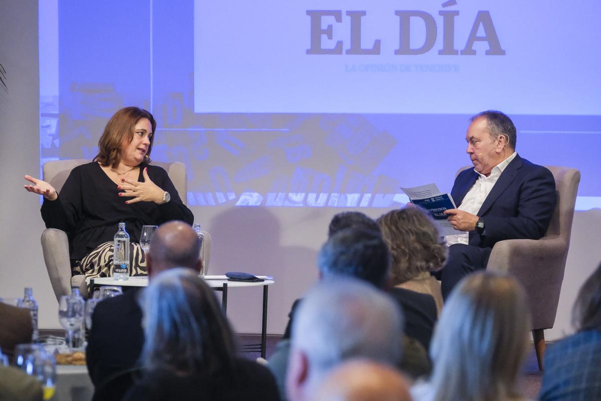 Foro Prensa Ibérica con Beatriz Calzada, presidenta de la Autoridad Portuaria de Las Palmas