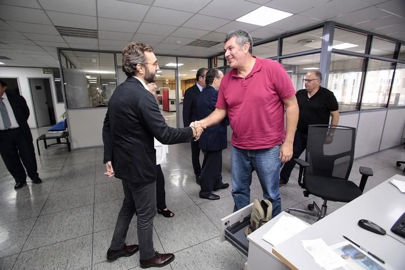 Visita del presidente de Prensa Ibérica a El Día