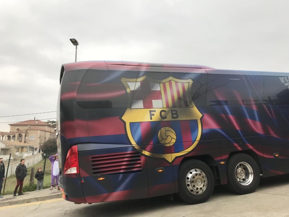 El Barça arriba a Girona