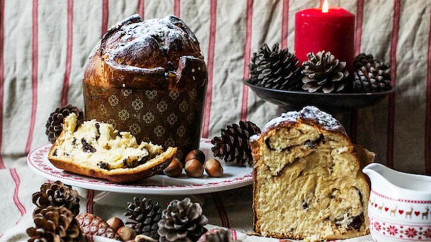 Panettone: El pan dulce milanés de Navidad.