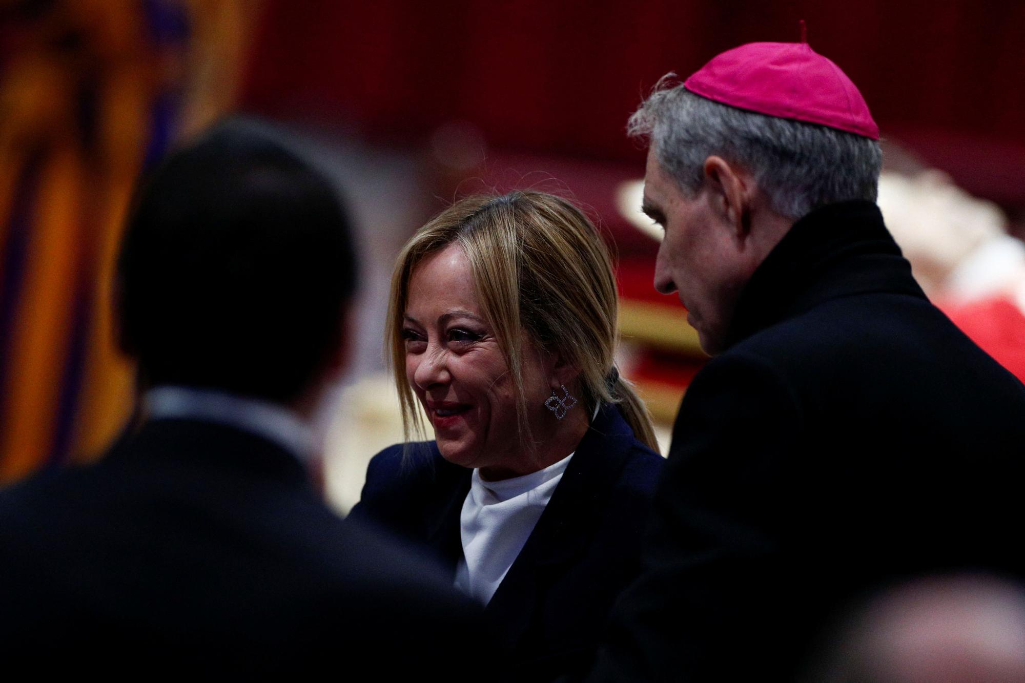 Faithful pay homage to former Pope Benedict in St. Peter's Basilica at the Vatican