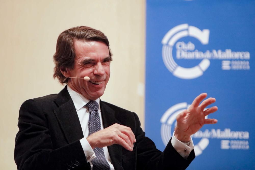 José María Aznar interviene en el Club Diario de Mallorca