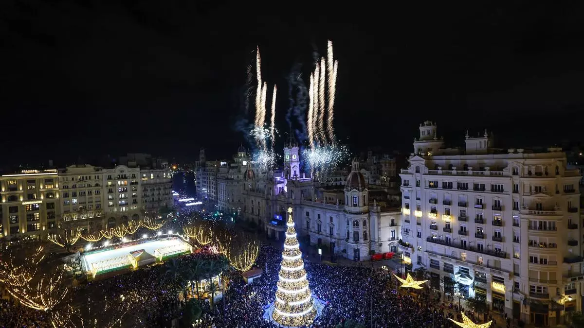 Los valencianos dan la bienvenida a 2026