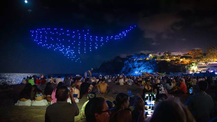 VÍDEO: Èxit rotund al Drone Show Festival de Lloret de Mar
