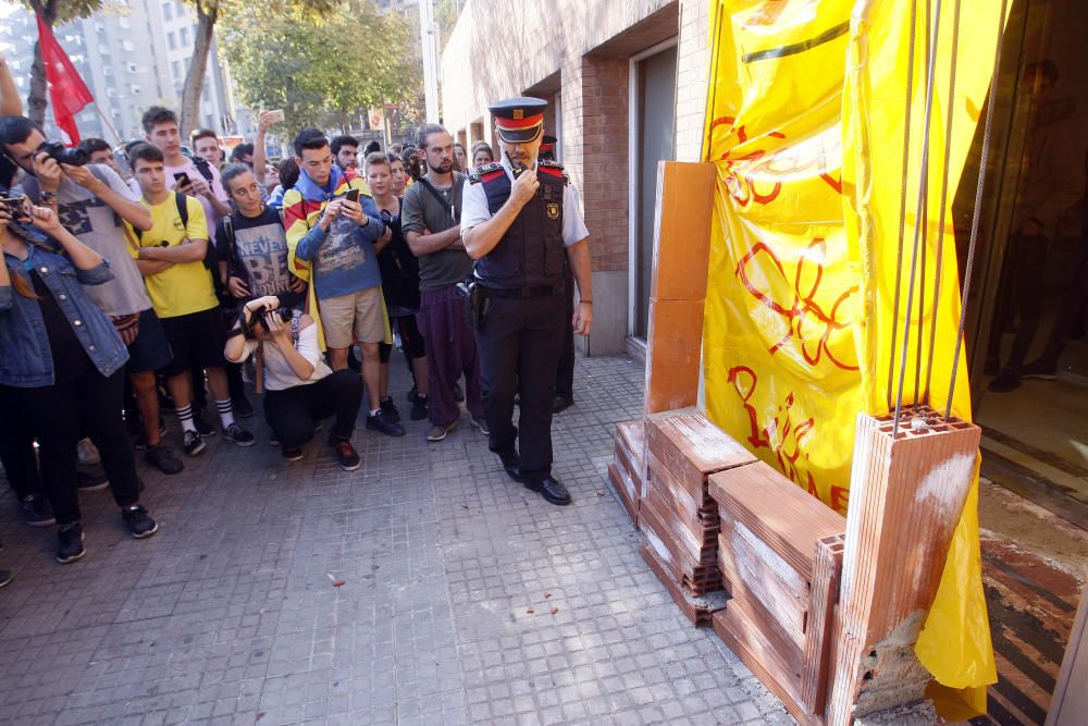 Els estudiants gironins surten al carrer contra l'aplicació de l'article 155