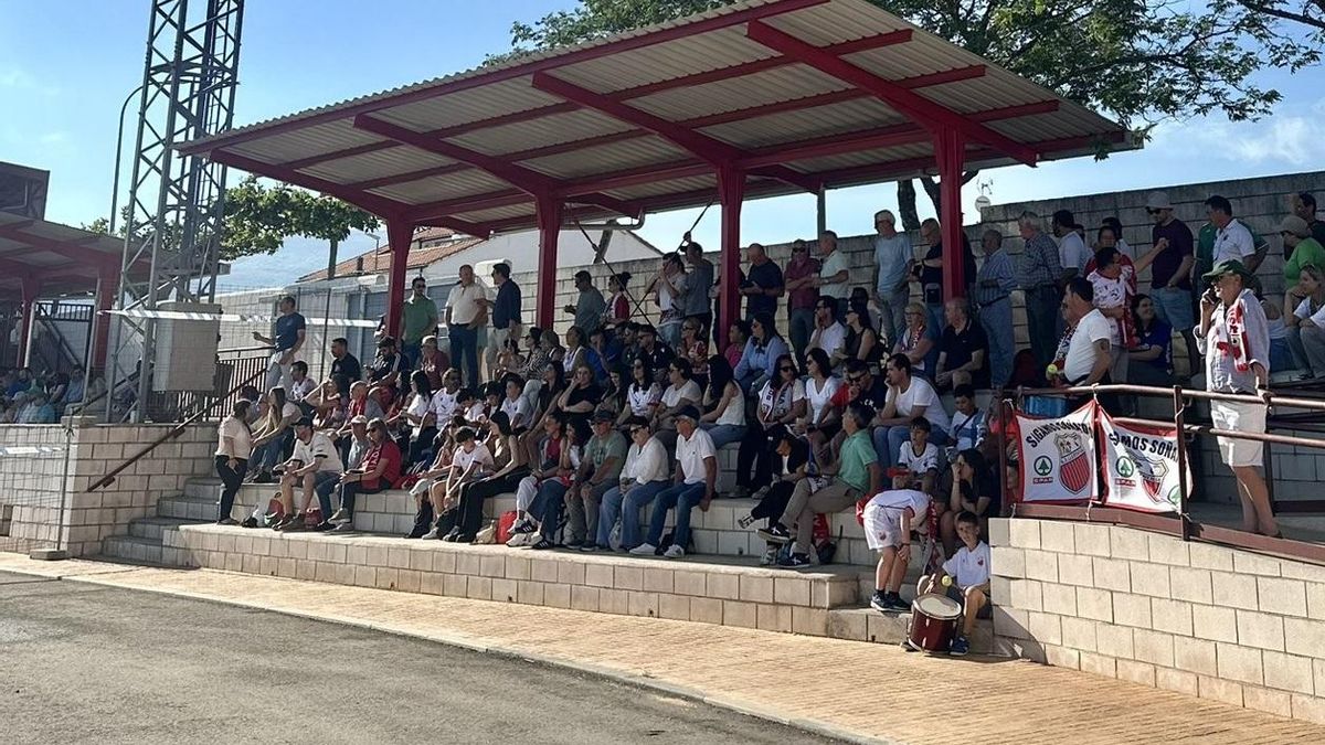 Seguidores del Llerenense desplazados a Jaraíz de la Vera.