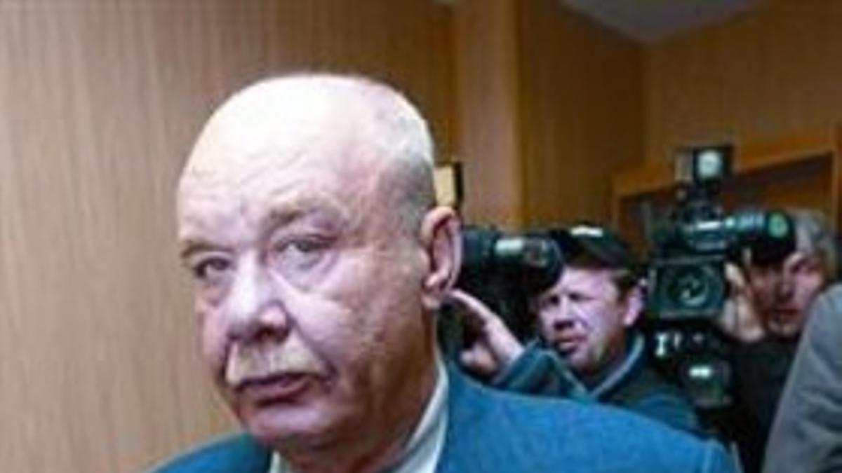 Mogilevich, durante el proceso judicial en Moscú antes de ser liberado.