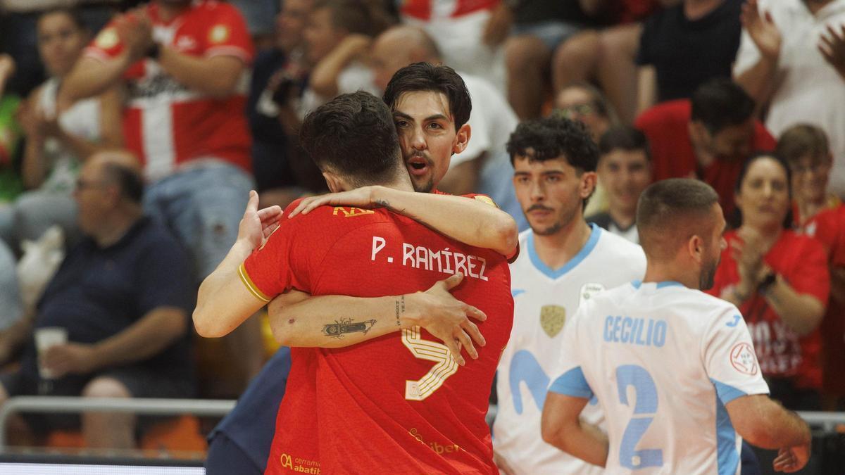 La derrota de Jimbee Cartagena frente a Inter Movistar, en fotos