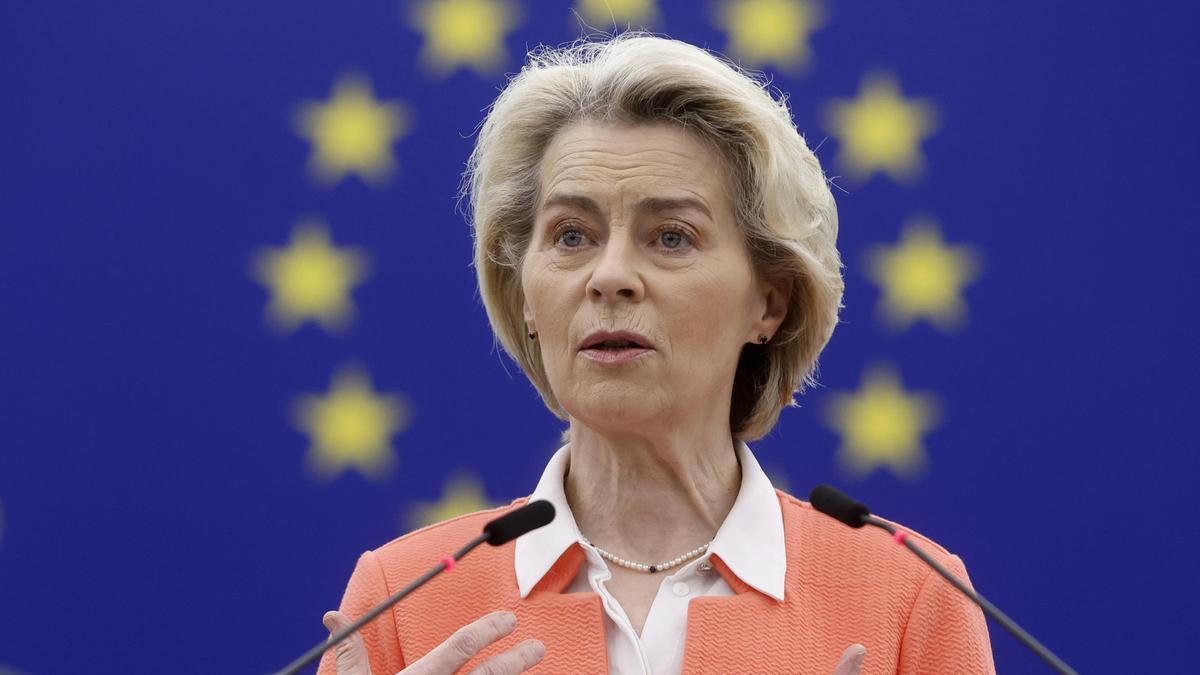 La presidenta de la Comisión Europea, Ursula von der Leyen.